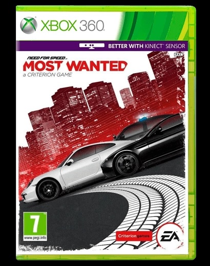 Грf Need for Speed: Most Wanted для XBox 360 (DVD диск) — фото 1