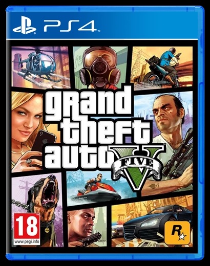 Гра Grand Theft Auto V для Ps4 (Blu-ray диск) Б/В — фото 1