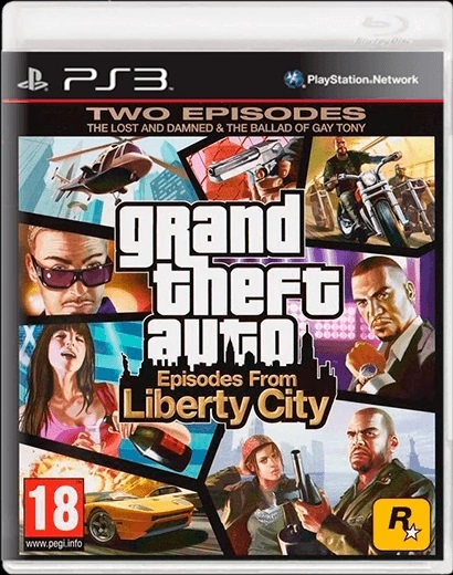 Гра GTA 4: Episodes from Liberty City для Ps3 (Blu-ray диск) — фото 1