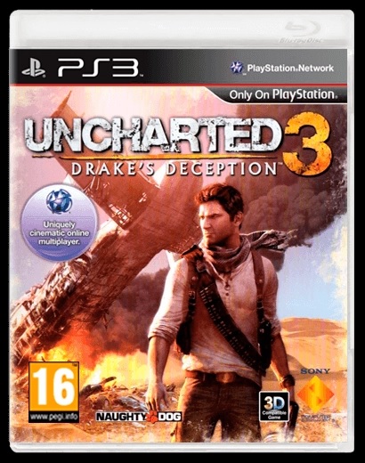 Гра Uncharted 3: Drake's Deception для Ps3 (Blu-ray диск) Б/В — фото 1
